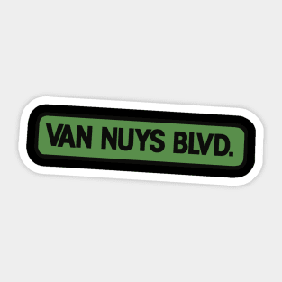 Van Nuys Blvd. Sticker